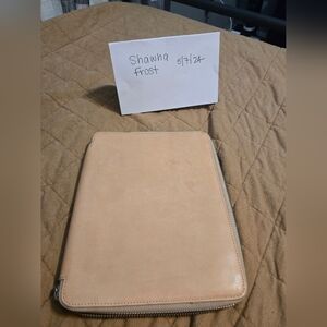 B6 galen leather folio